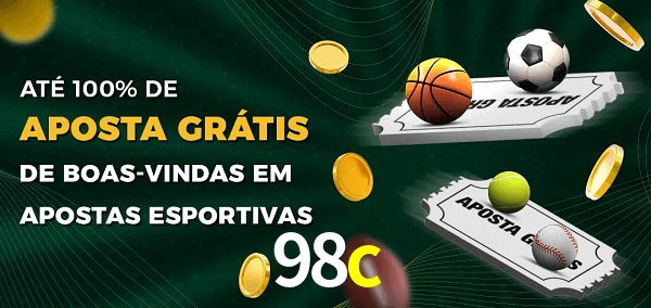 98c Ate 100% de Aposta Gratis